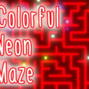 Colorful Neon Maze 6 colorful neon maze 1