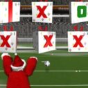 Santa kick Tac Toe 9 santa kick tac toe